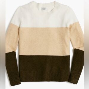 NWOT! J.Crew Colorblock Extra-Soft Sweater‎